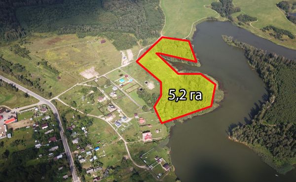 5.2 гектара на берегу Рузского водохранилища СХ-3